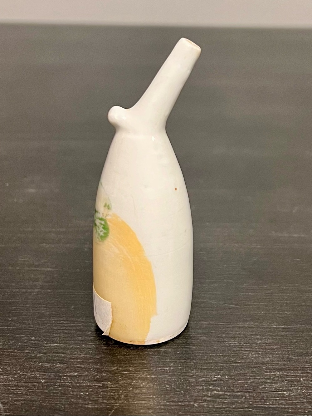 VTG Ceramic Pie Bird Pie Vent Deer Woodland Mountain Scene 3.5” Unmarked Rare